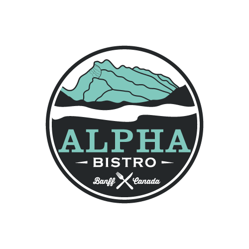 Alpha Bistro restaurant Banff logo