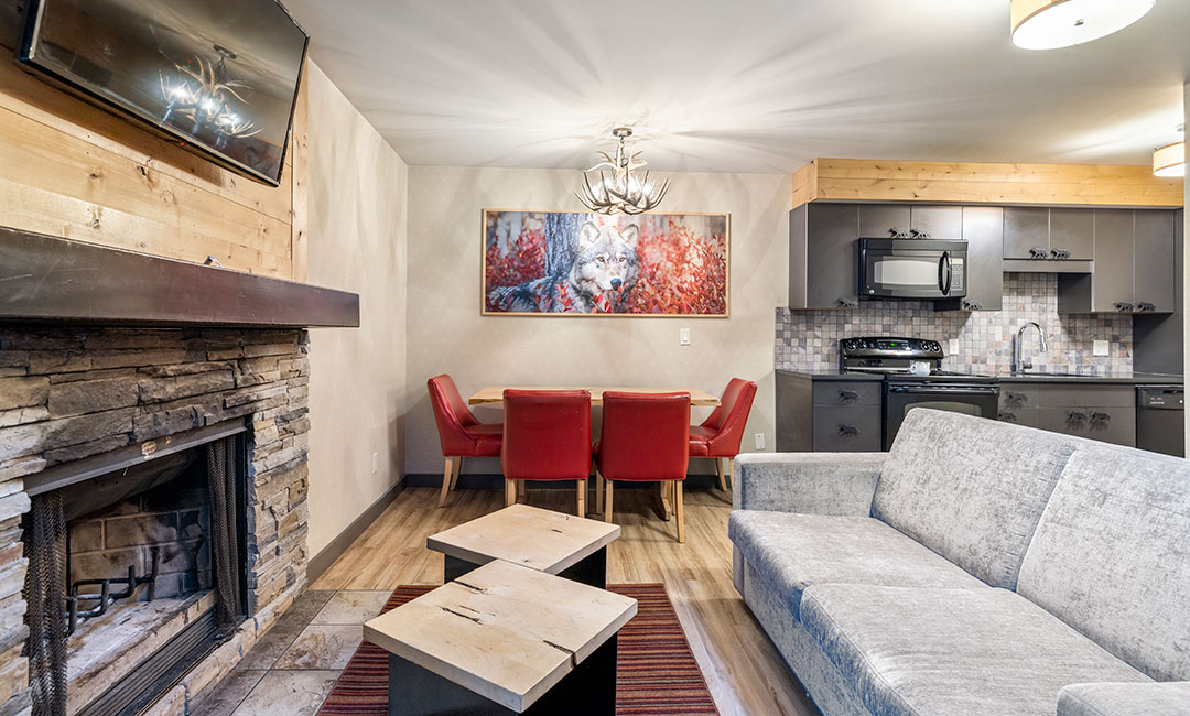 Wolf Loft Condo - Living Area