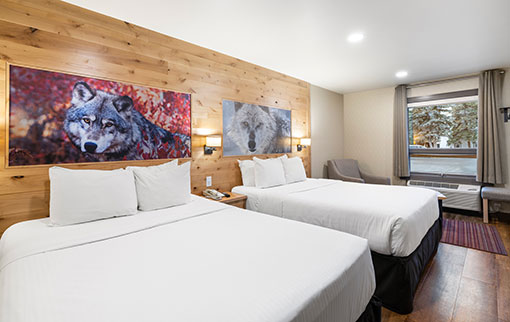 Two-queens Hotel room with two queen beds